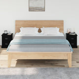 Bedside Cabinets 2 pcs Black 39x39x47.5 cm Engineered Wood 816147