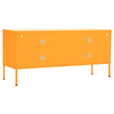 TV Cabinet Mustard Yellow 105x35x50 cm Steel 336236