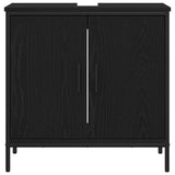 Bathroom Sink Cabinet Black Oak 60 x 30 x 60 cm Engineered Wood 863118