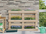 Flower Boxes for Euro Pallets 24 pcs Green 36 x 13.5 x 9.5 cm 42037210