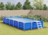 Pool Ground Sheet 750 x 370 cm Rectangular Non-woven Fabric 94236