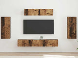 TV Cabinet 5 pcs Old Wood 3409175