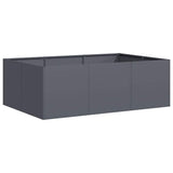 Planter Anthracite 120x80x40 cm Steel 860747
