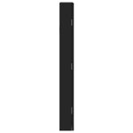 Mirror Jewellery Cabinet with LED Lights Wall Mounted Black 353242