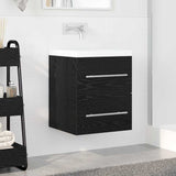 Sink cabinet Black Oak 38.5 x 41 x 48 cm Engineered Wood 880452