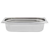 Gastronorm Containers 8 pcs GN 1/4 65 mm Stainless Steel 50901