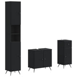 3 Piece Bathroom Cabinet Set BREDA Engineered Wood 3417883