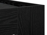 Coffee Table Black Oak 110 x 50 x 41 cm Engineered Wood 8000157