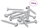 Wood Screws 8451 pcs Silver Steel 864531