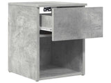 Bed Cabinet 2 pcs Concrete Grey 29 x 31.5 x 49 cm 8001104