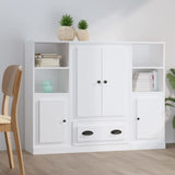 Highboards 3 pcs White Engineered Wood 3185319