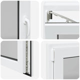 Basement Window RISOR 100x60 cm Tilt&Turn DIN Left White 4108366