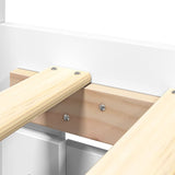 Bed Frame with Headboard without Mattress White 160x200 cm 3295548