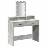 Dressing Table Grey 100 x 41 x 140 cm Engineered Wood 865175