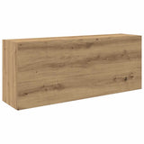 Bathroom Wall Cabinet Artisan Oak 100x25x40 cm Engineered Wood 860111