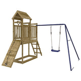 Outdoor Playset Natural wood Vacuum pressure treated pinewood Large 3155872