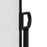 ZNTS Retractable Side Awning White 120x600 cm 4004496