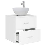 Wall-Mounted Sink Vanity White 49.5 x 41 x 64.5 cm 890262