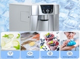 Ice Maker Machine and Water Dispenser, Counter Top Ice Maker for Home with 3L Tank, Adjustable T3398P344366