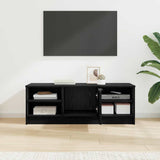 TV Cabinet Black Oak 102 x 35 x 36.5 cm Engineered Wood 880766