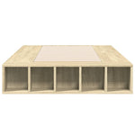 Bed Frame without Mattress Sonoma Oak 90x190 cm Single 3280526