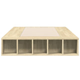 Bed Frame without Mattress Sonoma Oak 90x190 cm Single 3280526