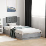 Bed Frame Concrete Grey Engineered wood Small Single Bed Frame 3210069