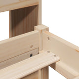 Bookcase Bed without Mattress 140x200cm Solid Wood Pine 3322471