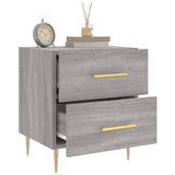 Bedside Cabinet Grey Sonoma 40x35x47.5 cm Engineered Wood 827288