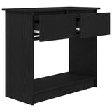 Console Table with Drawers Black 85.5x38.5x74.5 cm 861392