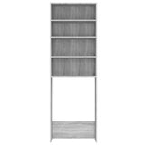 Washing Machine Cabinet Grey Sonoma 64x24x190 cm 815952