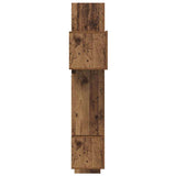 TV Cabinet Set Wall-mounted 10 pcs Old Wood Engineered Wood 3393243