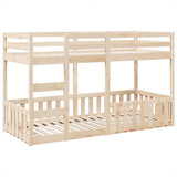 Bunk Bed 90x200 cm Solid Wood Pine 3308589
