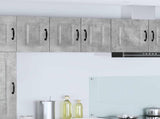 Dishwasher Panel Kalmar 2 pcs Concrete Grey 30 x 31 x 40 cm 884501
