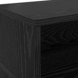 Desk with Shelf Black Oak 130 x 130 x 91 cm Engineered wood 3365617
