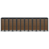 Wheelie Bin Storage for 6 Bins Anthracite 408 x 77.5 x 115.5 cm 3394772