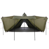 Family Tent Tipi 8-Person Olive Green Waterproof 4009449