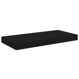 Floating Wall Shelves 4 pcs Black 50x23x3.8 cm MDF 323831