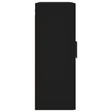 Wall Mounted Cabinet Black 69.5x34x90 cm 828445