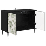 TV Cabinet GOTHA 69 x 33 x 50.5 cm Black Oak Engineered Wood 8007028