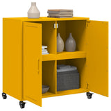 Sideboard Mustard Yellow 68x39x72 cm Steel 846659