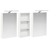 Bathroom Cabinet Set 3 pcs 110 x 10.5 x 60.5 cm Engineered wood 3403720