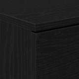 Bedside Cabinet 2 pcs Black Oak 40 x 65 x 65 cm Engineered Wood 862768