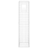 Gabion Basket Post 40x40x180 cm Iron 151264