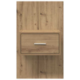 Bedside Cabinet with Drawer 2 pcs Artisan Oak 50 x 32.5 x 80cm 880478