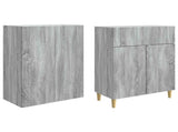 Cabinet Set 2 pcs 66 x 34.5 x 90 cm Engineered Wood 3416589