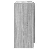 Reception Desk Grey Sonoma 155x50x103.5 cm Engineered Wood 3324201
