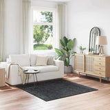 Anti-slip Shaggy Rug Dark grey 160 x 160 cm PP 4019770