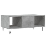 ZNTS Coffee Table Concrete Grey 90x50x36.5 cm Engineered Wood 830592