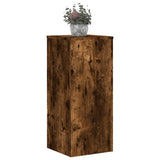 Plant Stands 2 pcs Smoked Oak 30x30x70 cm Engineered wood 852928